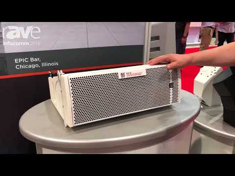InfoComm 2018: One Systems Showcases the P-Audio VITA-6A Lind Array System