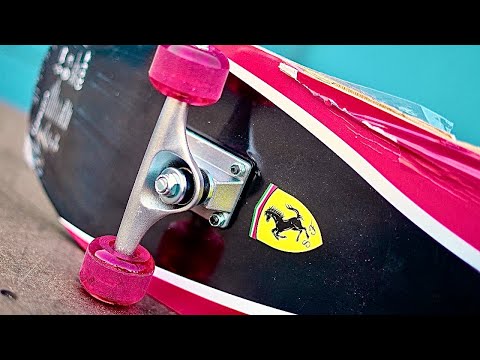 DON'T BREAK THE FERRARI SKATEBOARD!