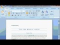 Microsoft Word 2007 Tutorial: Shrink to Fit