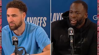 Klay Thompson & Draymond Green Talk Game 5 Win Vs Kings, Postgame Interview