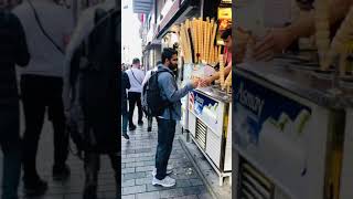 Turkish Ice Cream Tricks Pranks Istanbul Taksim Square Turkey