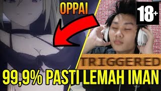 JGN TONTON KALO IMAN KALIAN LEMAH! - Try not to laugh Anime crack #2