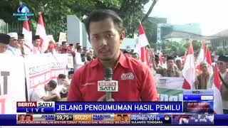 Massa Tandingan People Power Gelar Aksi di Tugu Proklamasi