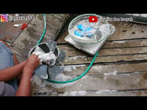Cleaning Motivation Kegiatan pak Suami Mencucui Kipas Angin Dinding dan Exhaust Fan Dihari Libur