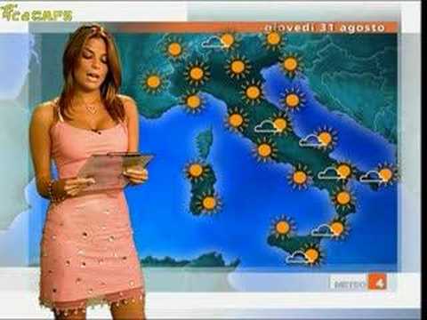 Weather Girl Valentina Avanzi