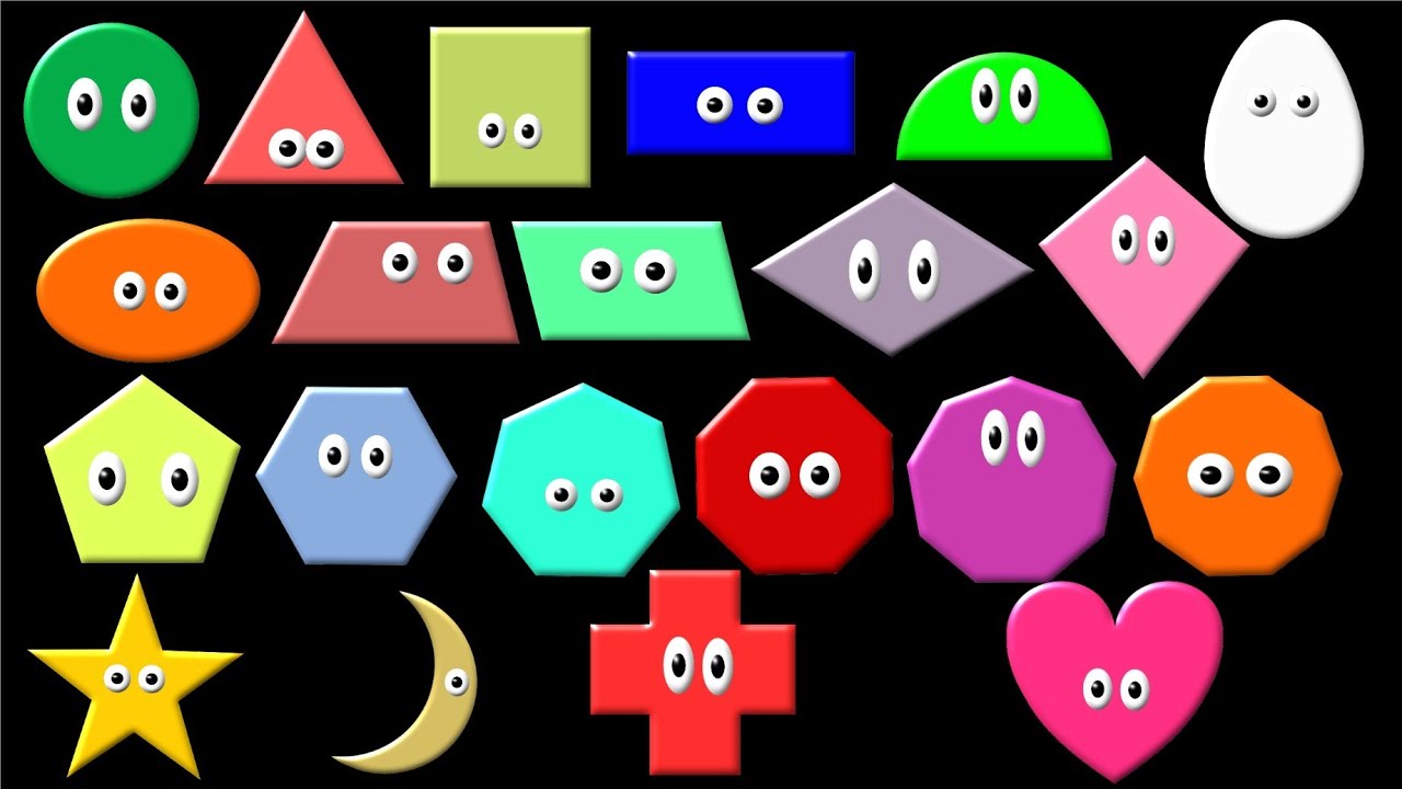 What Shape Is It? Learn Geometric Shapes - The Kids' Picture Show (Fun