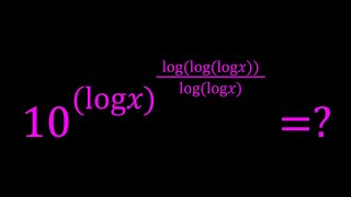 Another Exponential Logarithmic Expression