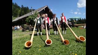Vöcklataler Langholz (Alphorn) - Hoch soll'n sie leben