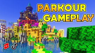 Minecraft Parkour Island Gameplay