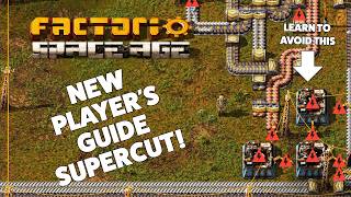 New Players Guide - Factorio Space Age Going From Start To Space Walkthrough Supercut