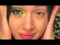 Sultry Green Smokey Eye Makeup With Real Swarovski Crystals *St. Patricks Day*