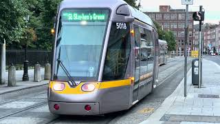 Dublin Luas Tram Track Switching At St Stephens Green To Oconnells Direction