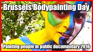 Bodypainting Day Brussels 2016 by konstmodell.se