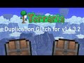Terraria Duplication Glitch | Version 1.4.3.2 (For PC)