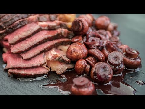 Steak grilled on Cast Iron Côte de Boeuf