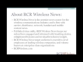 RCR Wireless Editorial Webinar: Spectrum Economics - The Emerging New Paradigm of Spectrum Use