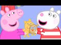 Peppa Pig English Episodes | Peppa Pig's Sleepover | Peppa Pig Official