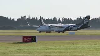 Air New Zealand Airbus A320-271Neo Zk-Nhd Takeoff Christchurch Airport Nzch
