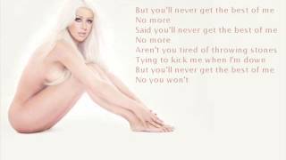 Watch Christina Aguilera Best Of Me video