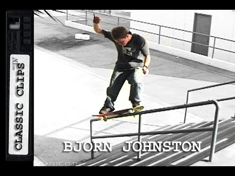 Bjorn Johnston Skateboarding Classic Clips #140 Part 1