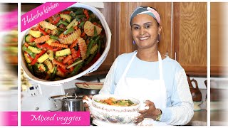 Habesha Kitchen - How To Make Healthy Mixed Veggies Easy Recipes