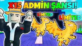 15X Admi̇n Şansi İle 1 Saat Oynadim - Plants Vs Brainrots Türkçe