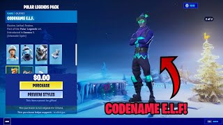 How To Get Polar Legends Pack Early In Fortnite Codename E.l.f Skin Leaked Skins