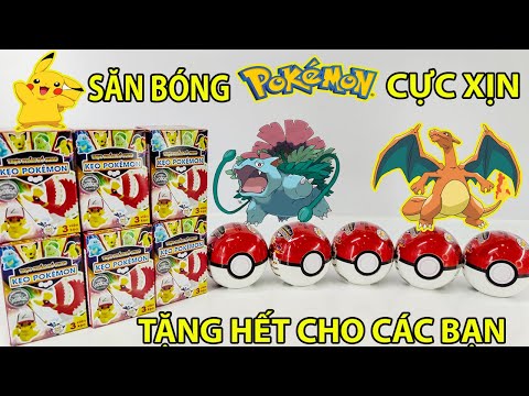 Săn Đồ Chơi Bóng Pokemon Cực Kì Xịn Sò Giống Team Tony TV
