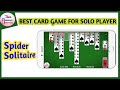 Best Card Game for solo | android Game | how to play spider solitaire in mobile @TheGamesUnboxing