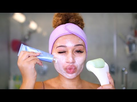 DIY Facial At Home! *clear skin tips* - YouTube