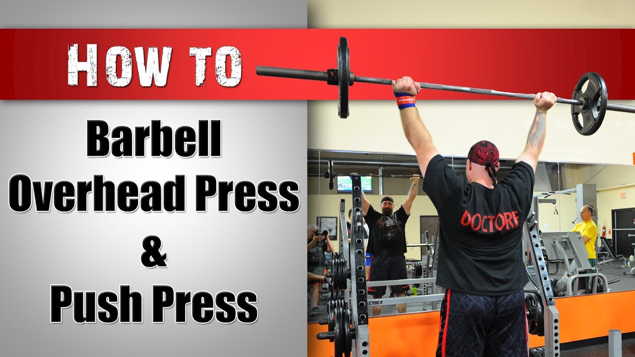 How to Overhead Press Strict vs. Push Press Technique YouTube