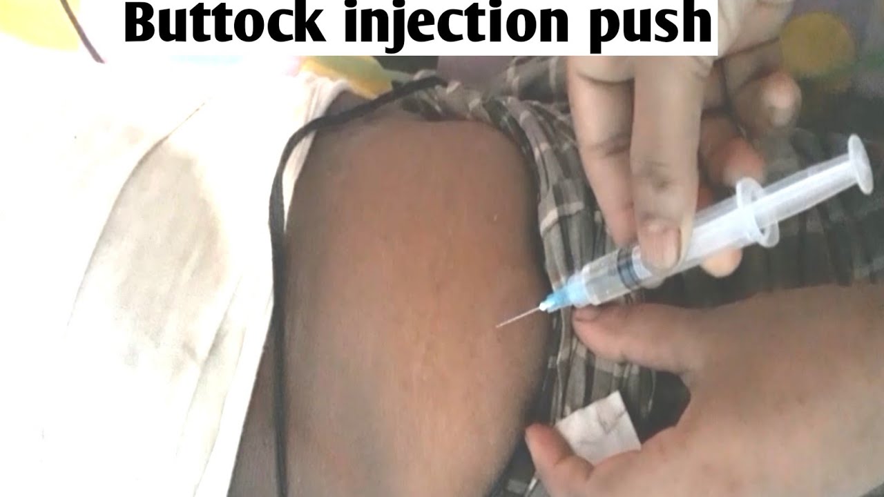 Im injection butt ass shot needle