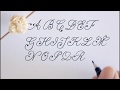 how to write in calligraphy - cursive fancy letters for beginners
