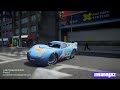 GRAND THEFT AUTO IV RAYO LIGHTNING MCQUEEN DINOCO CRASH TESTING HD