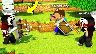BALON KAFA İLE TROLL MASKEYİ TROLLEDİK - Minecraft