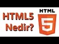 1- HTML5 Teknolojisi Nedir?