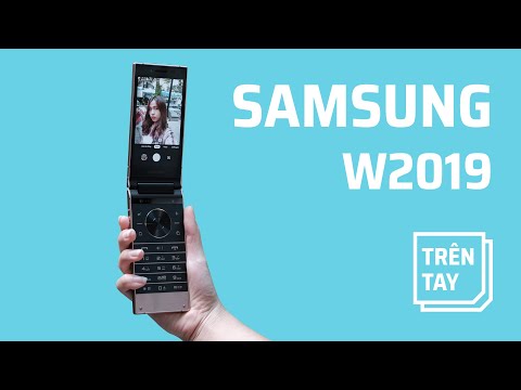 Điện thoại nắp gập giá 3000 USD - Samsung W2019