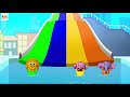 Funny Animals Running Race for Kids | Colors with Wild Animals | ABC Learning Club