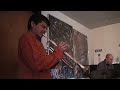 Goerge Garzone along with Luther Gray (drums), Sean Farias (bass) and Mariano Loiacono (trumpet) ...