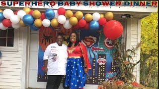 Superhero Baby Shower Theme - Halloween Dinner Party & On Budget
