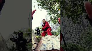 Parkour Money Heist #Latotem #Parkour #Parkourpov #Moneyheist #Police #Shorts #Short #Shortvideo