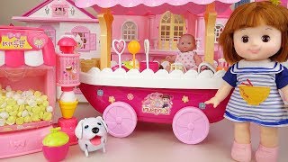Baby Doll Ice Cream and popcorn shop toys baby Doli play