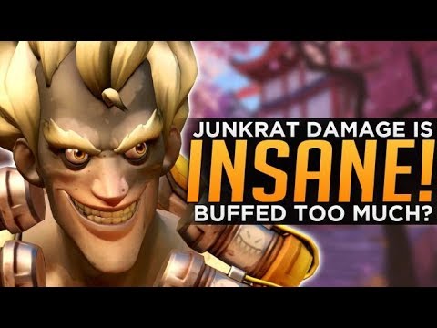 Overwatch: New Junkrat is INSANE! - Buffed too MUCH?