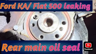 Ford Ka 2012 Gear Box Replacement And Clutch The Rear End Main Oil Seal Is Leaking