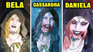 Resident Evil 8 Village - All Lady Dimitrescus Daughters Cutscenes