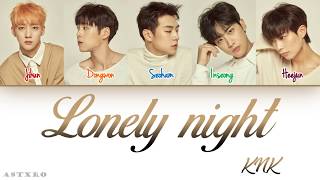 Knk 크나큰 Lonely Night Han Rom Eng Color Coded 가사 Knk 크나큰 Lonely Night Han Rom Eng Color Coded 가사