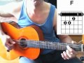 Tutorial lesson guitar (knockin' on heaven's door)