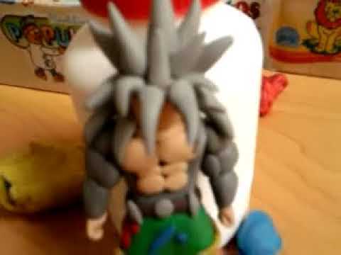 tutorial:como hacer a goku SS5 de plastilina