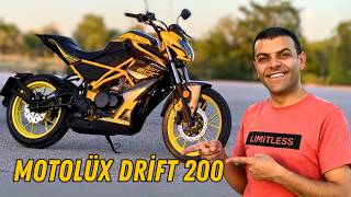 Sınıfının En Hafifi Motolüx Drift 200 Motolet Inceleme Kolaçan 2024