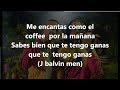 LETRA MOCCA REMIX J BALVIN, LALO EBRATT, TRAPICAL lyrics